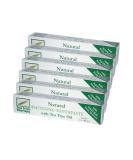 Natural Whitening Toothpaste with Tea Tree Oil - 3 Oz (Pack of 6) | International Shipping Available - Buy Online on GoSupps.com