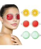Reusable Gel Eye Mask for Dark Circles & Puffiness - Cold/Hot Packs for Migraine Relief - 3 Pack - Buy Online on GoSupps.com