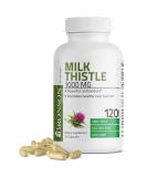 Bronson Milk Thistle 1000mg Capsules - Liver Health & Antioxidant Support - Non-GMO - 120ct (1 Pack) - Buy Online on GoSupps.com