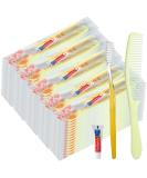 Meekoo 200 Set Disposable Travel Toothbrushes with Toothpaste & Comb - Individually Wrapped Hygiene Kits for Hotels Homes & Charities (Gold Classic - Buy Online on GoSupps.com