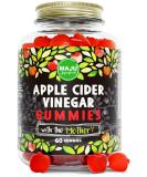 MAJU Apple Cider Vinegar Gummies with Mother - 1000mg for Weight Management & Detox | Unfiltered ACV, Gluten-Free, Low Sugar, Vegan - Buy Online on GoSupps.com