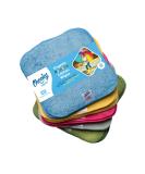 Rainbow Cotton Baby Wipes - 25 Eco-Friendly 15x15 cm Heavy Fabric Wipes for Gentle Care - Buy Online on GoSupps.com