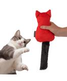 Favpet Plush Cat Toys with Bells - Cuddly Cat Pillows & Kitten Toys - Soft Plush Toys for Cats (Red) - Buy Online on GoSupps.com
