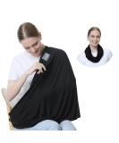 NeoTech Care Baby Nursing Cover Breastfeeding Scarf - Soft Fabric - Black - Buy Online on GoSupps.com