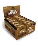 BODYLAB24 Protein Brownie Doppel-Schoko 12x50g | High Protein Snack - 12g Protein per Brownie | Whey & Milk Protein Isolate - Buy Online on GoSupps.com