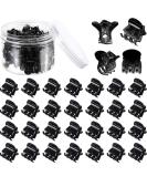 Queta 100 Pieces Mini Black Hair Clips Plastic Hair Clips - Buy Online on GoSupps.com