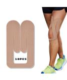 Buy Sports Kinesiology Tape - 10 Pcs Breathable & Water Resistant Pre-Cut for Knee Patella & Meniscus - SP156 - Buy Online on GoSupps.com