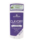 ClayDry Bold Lavender Vegan Deodorant Zion Health 2.8 oz Stick - Buy Online on GoSupps.com