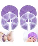 QETRABONE Breast Therapy Pads - Hot Cold Gel Pads for Breastfeeding Relief - Purple, Reusable & Microwavable - Buy Online on GoSupps.com