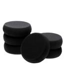 6PCS Round Foam Painting Sponges - Ideal for Acrylic & Watercolor Painting, Staining, DIY Crafts - Black - Buy Online on GoSupps.com