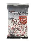 White Shortee Tee 120 Count - 2-1/8 inch - 100% Natural Hardwood - Buy Online on GoSupps.com