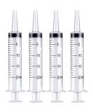 Large Plastic Syringe 4 Pack - 20 ml Measuring Tools for Lab Dispensing - Multiple Uses - Buy Online on GoSupps.com