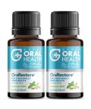 OraRestore Natural Bad Breath Treatment 2 Pack - Dentist Formulated Mouthwash & Toothpaste with Essential Oils for Healthy Gums & Teeth - 15ml Concentrated Tooth Oil - Includes eBooklet - 0.5 Fl Oz - Buy Online on GoSupps.com