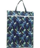 LARGE Hanging Wet/Dry Cloth Diaper Pail Bag - Perfect for Reusable Diapers/Laundry (Black Flower) - Buy Online on GoSupps.com