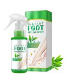 Tongyend Foot Peel Spray Foot Mask Orange Oil Instant Hydrating Nourish Foot Peeling Spray Exfoliator For Cracked Rough Heels & Calluses on Feet Elbows Toes Fingers (GreenTea) - Buy Online on GoSupps.com