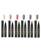 Gel Nail Polish Pen Set - 6pcs, One Step 3 in 1 Soak Off UV LED Lamp Gel Nail Kit - Buy Online on GoSupps.com