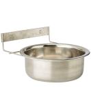 Nobby Stainless Steel Parrot Bowl - 21.5 cm 2.00 L Screw Fastening - Durable & Stylish Bird Feeding Bowl - Buy Online on GoSupps.com