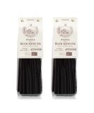 Morelli Squid Ink Pasta Linguine- Organic Italian Pasta - Black Pasta Noodles - Durum Wheat Semolina - Nero Di Seppia Made in Italy - 8.8oz / 250g (pack of 2) 8.8 Ounce (Pack of 2) - Buy Online on GoSupps.com