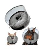 Inflatable Dog Collar for Recovery | Protective Collar for Dogs & Cats | Removable Layer & Leak Protection - Perfect for Long Snouts (M) - Buy Online on GoSupps.com