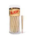 RAW Cones Classic 98 Special | 50 Pack | Natural Pre Rolled Rolling Paper with Tips & Packing Tubes Included - Buy Online on GoSupps.com