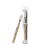 Smyl Soft Toothbrush with Nylon Bristles for Adults - Urban Pop Art Graffiti Taxi Design - Oral Care and Plaque Removal - 1 Count - Buy Online on GoSupps.com