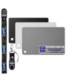 Opteka Pocket-Sized Grey Card White Balance 18% Exposure Calibration Camera Checker Set - for Video, Mirrorless, DSLR, Film - Quick Release Lanyard - Buy Online on GoSupps.com