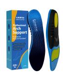 Plantar Fasciitis Insoles for Men & Women | Heavy Duty High Arch Orthotics | Trim to Fit for Flat Feet | 2 Pair - Optimal Support for Work Boots | Black - Buy Online on GoSupps.com
