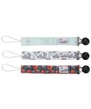 Binky Clip 3 Pack Set - Dot by Copper Pearl | Stylish and Practical Baby Pacifier Holder - Buy Online on GoSupps.com