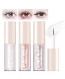 Shop HOSAILY 3Pcs Liquid Glitter Eyeshadow & Eyeliner Long-Lasting Korean Makeup with Sparkling Metallic Shimmer - International Shipping Available - Buy Online on GoSupps.com