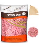 Hard Wax Beads for Hair Removal, Yovanpur Wax Beads for Brazilian Waxing, Waxing Beans for Sensitive Skin, Face Eyebrow Back Chest Legs At Home Pearl Wax Beads, 300g (10 Oz)/bag with 10pcs Wax Sticks(Rose Pink) - Buy Online on GoSupps.com