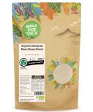 Wholefood Earth Organic Chickpea Flour 500g - Vegan, GMO Free, High Fibre | Certified Organic - Buy Online on GoSupps.com