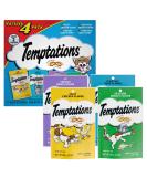 TEMPTATIONS Classic Crunchy and Soft Cat Treats Feline Favorite Variety Pack (4) 3 oz. Pouches - Buy Online on GoSupps.com