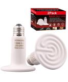 Dernord reptiles thermal lamp Terrarium 150 watt 2 pieces - ceramic heating spotlights for turtle primeval crayfish spider chicks quail e27 heating lamp animals whitex2 150W - Buy Online on GoSupps.com