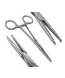 Dog Pet Ear / Nose Hair Puller Grooming Hemostat Locking Forceps Pliers, 5.5" (14cm), Straight Silver - Buy Online on GoSupps.com