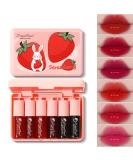 6 Colors Lip Tint Stain Set  Korean Lip Gloss Lip Tint Stain Plumping Mini Liquid Lipstick  Multi-use Lip and Cheek Tint  Long lasting Non-Stick Cup Waterproof  High Pigment  Vivid Color  Lip Tint Makeup Set B - Buy Online on GoSupps.com