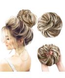 JJStar Hair Part with Rubber Band - Big Bun Hair Tie & Extensions for Women | Messy Bun Hairstyles in Green Brown & Beach Blonde - Buy Online on GoSupps.com