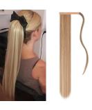 JJstar 70 cm Long Straight Ponytail Hairpiece Synthetic Hair Extension Braid Extension for Women Girls (Dirty Blonde) - Buy Online on GoSupps.com