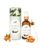 Veda Naturals Almond Oil 100ml | Pure Vegan & Preservative-Free | Ideal for Face Body Massage and Hair Care | Anti-Aging Essential Oil - Buy Online on GoSupps.com