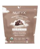 NUFYX Heavenly Protein Powder - 100% Organic Vegan Gluten-Free Low Carb Dreamy Chocolate | 120 Scoops - Buy Online on GoSupps.com