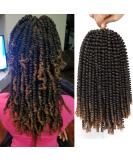 12 Spring Twist Crochet Braids - Butterfly Locs & Ombre Synthetic Hair Extensions (3 Packs) - M1B27 - Buy Online on GoSupps.com