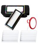 60 Pcs Nail Packaging Box Set with Clear Window Glitter Paper - Nail Stand Display Set with Double Sided Tapes - Buy Online on GoSupps.com