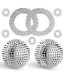 2 Magnetic Acupressure Balls & 5 Rings & 2 Bracelets - Stress Relief Massage Tools - Buy Online on GoSupps.com