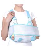 Lefeke Arm Sling Shoulder Immobilizer - Breathable Medical Shoulder Brace for Injury Recovery (Right/Left Arm - Buy Online on GoSupps.com