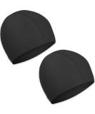 Bathing cap 2 S n Unisex Bathhae Women Bavarian Protection Swimming caps Flexible Cap Bathing Hut For Girls Long Hairs Children Boys 2 Black - Buy Online on GoSupps.com