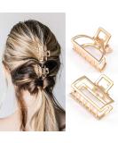 Runmi 2pcs Gold Metal French Design Hair Clips Hair Accessories for Women Girls - Buy Online on GoSupps.com
