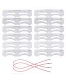 12 Pieces Reusable Eyebrow Stencil  Eyebrow Template with Elastic Band for Beginners(6 Styles) eyebrow distance 2.0cm - Buy Online on GoSupps.com