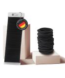 Buy B Hair Black Elastic Hair Ties | 50 Metal-Free Bands for Women Men Girls & Boys | Versatile 4mm Thick 4.5cm Diameter Hair Accessories - Buy Online on GoSupps.com