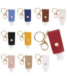 10-Piece Travel Bottles Set - BPA-Free Squeeze Keychain Bottles for Hand Soap & Sanitizer | Perfect Travel Gadgets | 30ml Outdoor Essentials - Buy Online on GoSupps.com