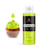 Premium Sugar-Free Liquid Food Coloring - 160ml for Cakes Baking and DIY Projects - Lime Flavor | International Shipping - Buy Online on GoSupps.com