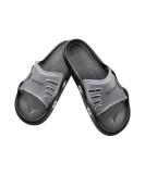 Men's Bathing Sandals - Comfortable Fast-Drying EVA Footbed for Pool & Shower - Size 42 EU - Heat Resistant Black Sport Slippers - Buy Online on GoSupps.com